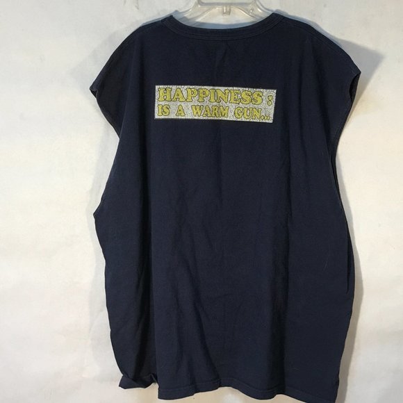 USA Flag Patriot Patriotic Blue Tank Top  Tee T Shirt Tee XL - Picture 5 of 7